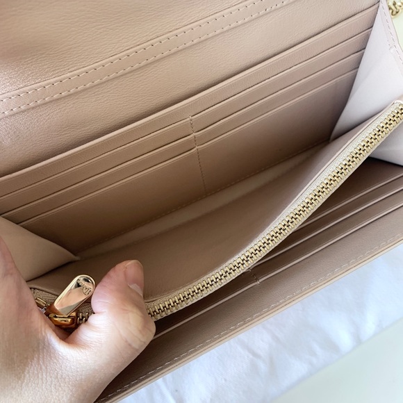 Christian Dior Patent Cannage Lady Dior Chain Wallet w/ Box - Picture 13 of 16